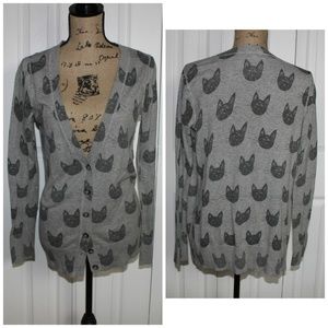 Mossimo cat cardigan